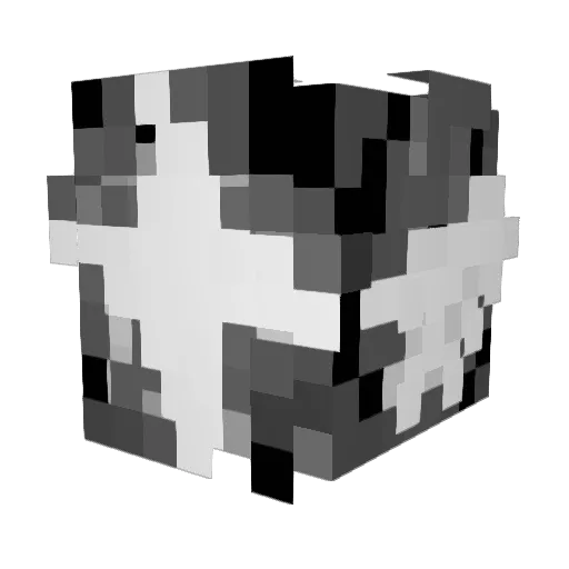 antarcish Minecraft avatar head, 3D render