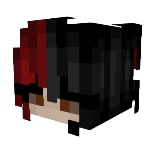 antazz Minecraft avatar head, 3D render