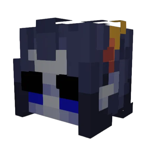 antcannon Minecraft avatar head, 3D render