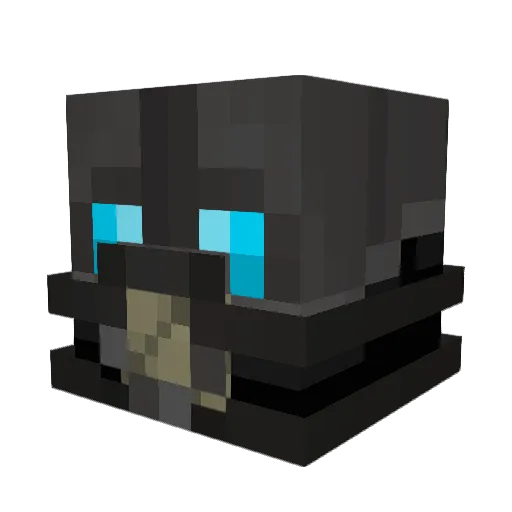 antdchamp Minecraft avatar head, 3D render