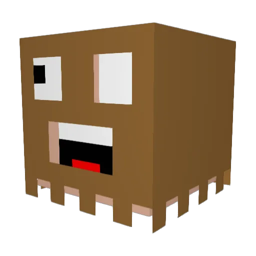 ante93801 Minecraft avatar head, 3D render