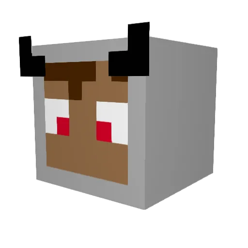 antekmessi123 Minecraft avatar head, 3D render