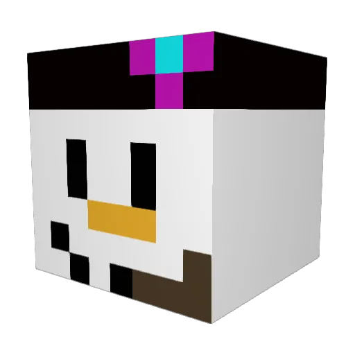 antekminecraft Minecraft avatar head, 3D render