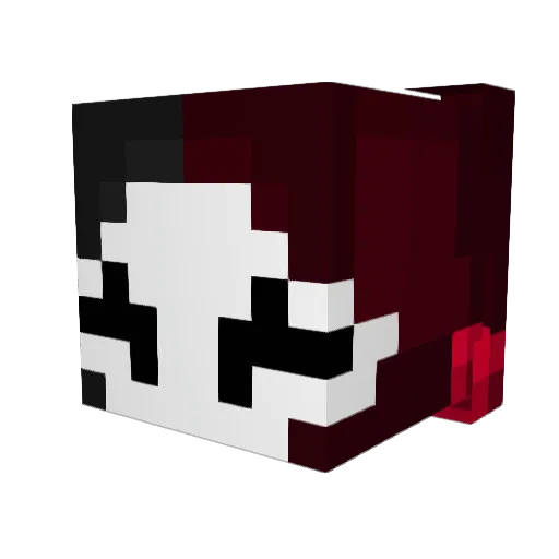 anteseptics Minecraft avatar head, 3D render