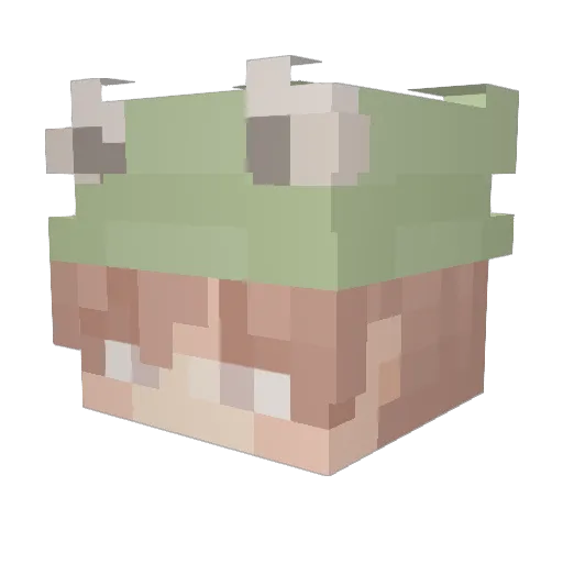 antheamazing Minecraft avatar head, 3D render