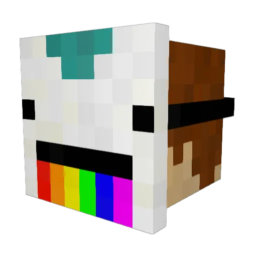 anthonsparks Minecraft avatar head, 3D render