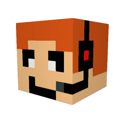 anthony1116 Minecraft avatar head, 3D render