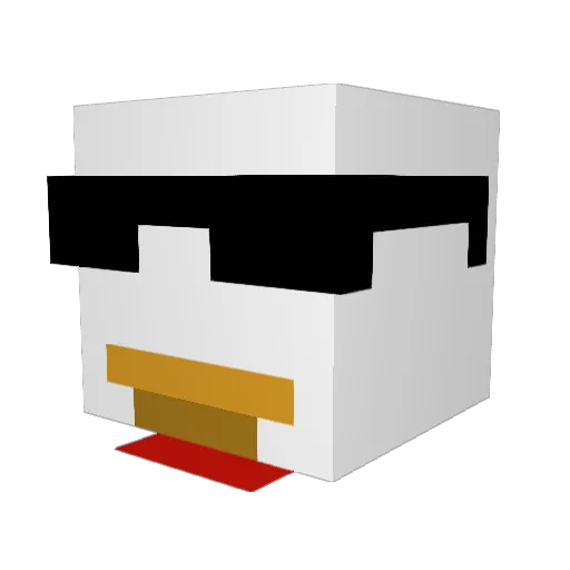 anthony1234523 Minecraft avatar head, 3D render