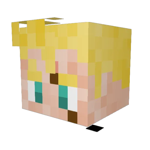 anthony9980 Minecraft avatar head, 3D render