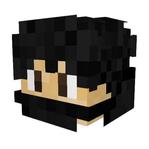 anthony_xoxo Minecraft avatar head, 3D render