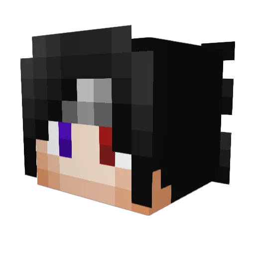 anthonyb10 Minecraft avatar head, 3D render