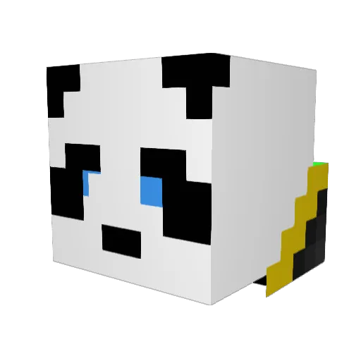 anthonyned17 Minecraft avatar head, 3D render