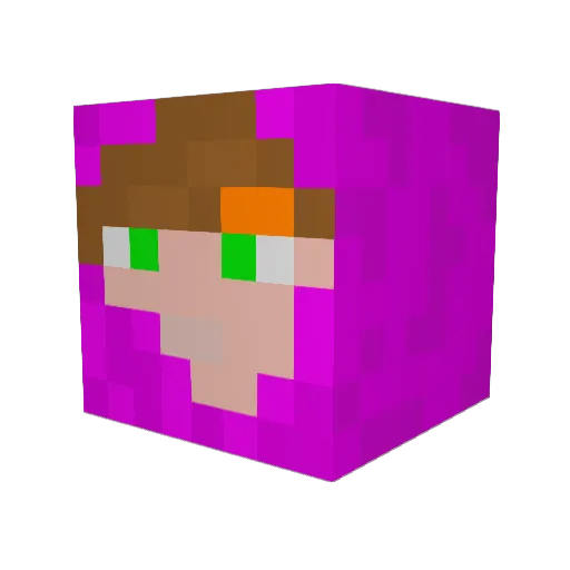 anthonypena2001 Minecraft avatar head, 3D render