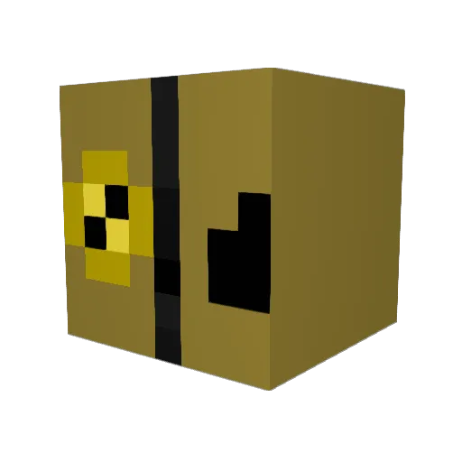 anti228 Minecraft avatar head, 3D render