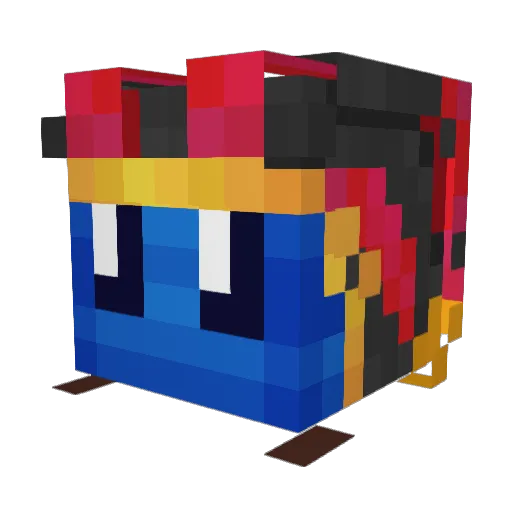Minecraft-Avatar von anticless: Kopf als 3D-Render