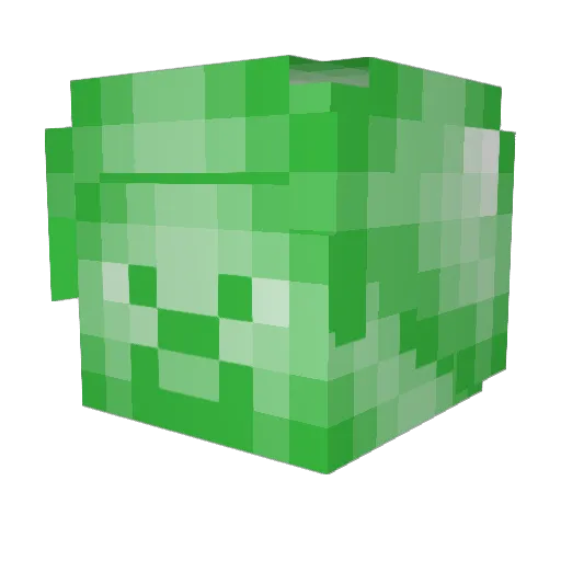 anticolors Minecraft avatar head, 3D render