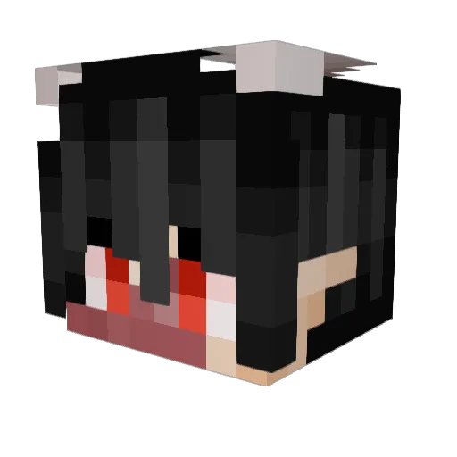 antieef Minecraft avatar head, 3D render