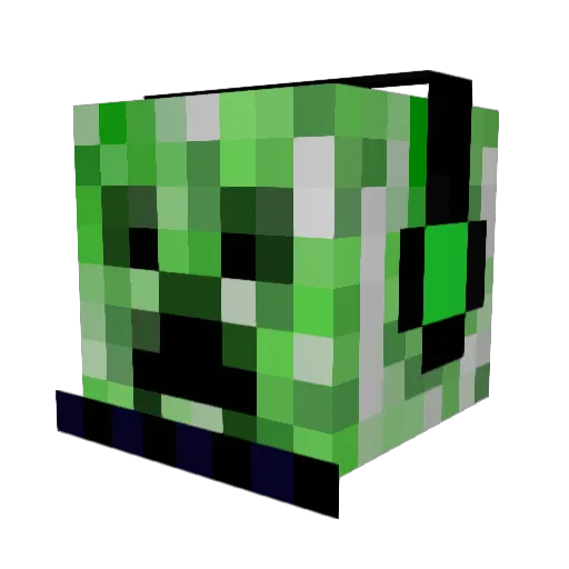 antikip Minecraft avatar head, 3D render