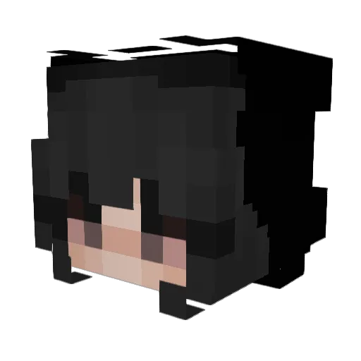 antikyoto Minecraft avatar head, 3D render