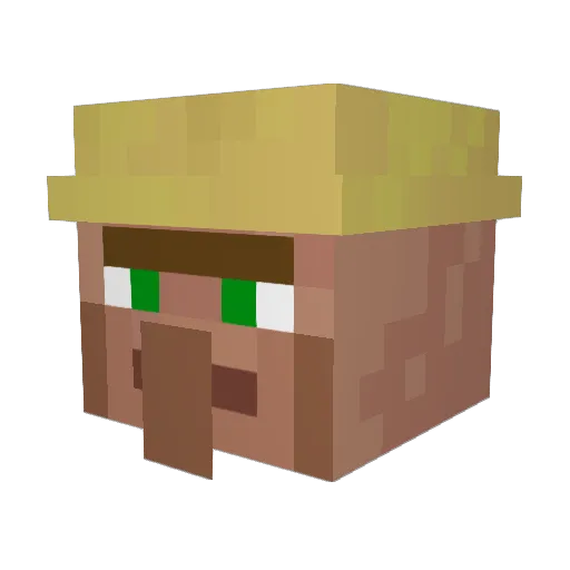 antio789 Minecraft avatar head, 3D render