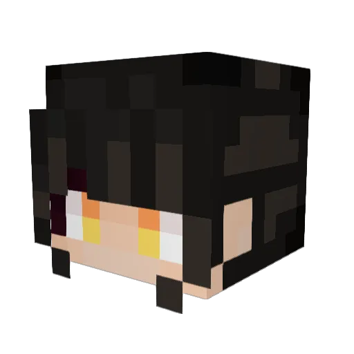 antisimp__ Minecraft avatar head, 3D render