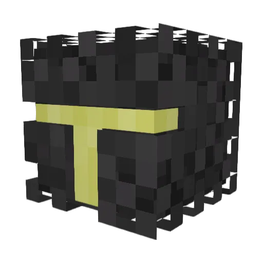 antiterrone Minecraft avatar head, 3D render
