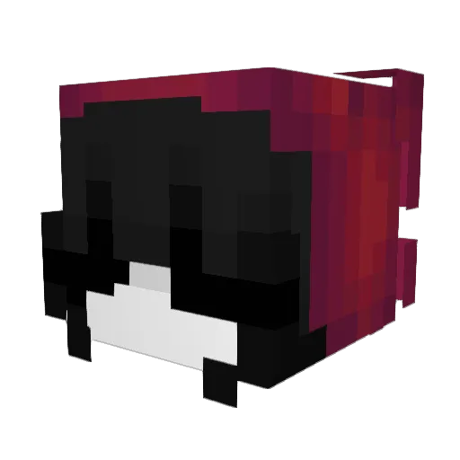 antitokabezona Minecraft avatar head, 3D render