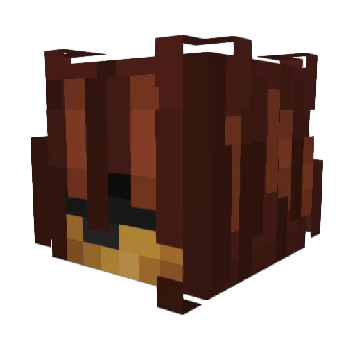 antleb Minecraft avatar head, 3D render