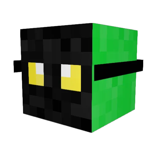 antlover13 Minecraft avatar head, 3D render