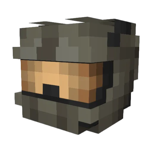 antman260 Minecraft avatar head, 3D render