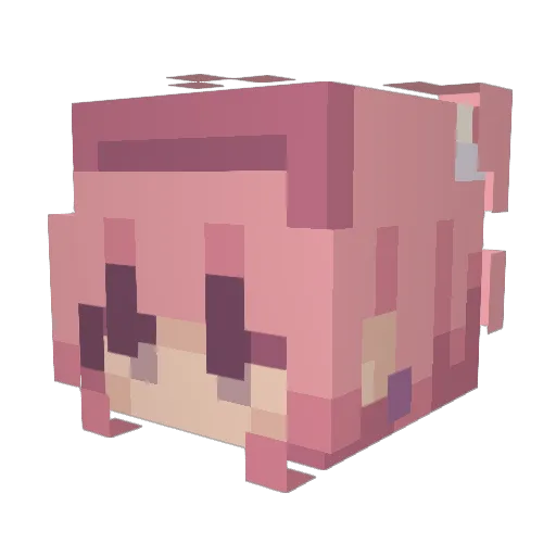 anto115 Minecraft avatar head, 3D render