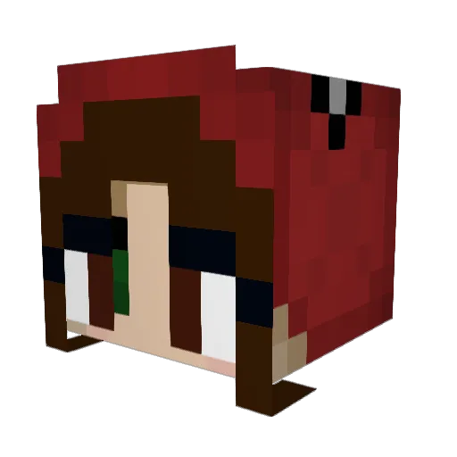 anto44771 Minecraft avatar head, 3D render