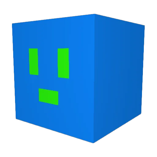 antoPT Minecraft avatar head, 3D render