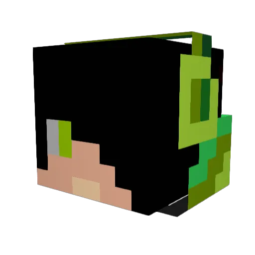 antoine2304 Minecraft avatar head, 3D render