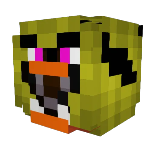 antoine67560 Minecraft avatar head, 3D render