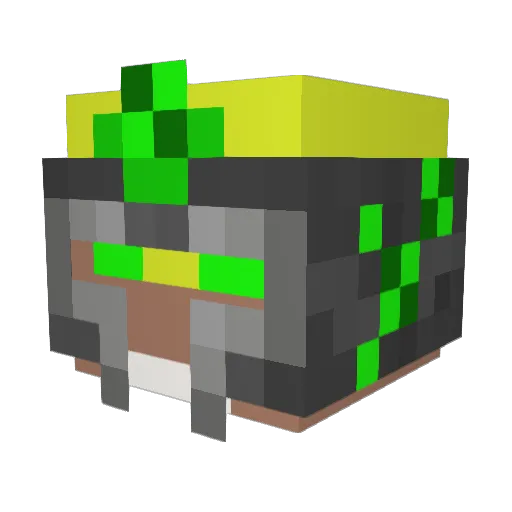 antoineD136 Minecraft avatar head, 3D render