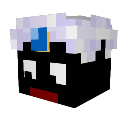 antolemire Minecraft avatar head, 3D render