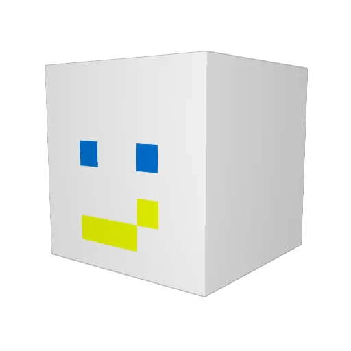 antonachtbal Minecraft avatar head, 3D render
