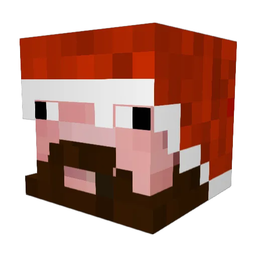 antoni33 Minecraft avatar head, 3D render