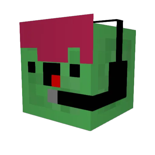 antonia500 Minecraft avatar head, 3D render