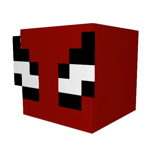 antonieteX17 Minecraft avatar head, 3D render