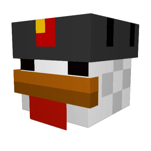 antonin92 Minecraft avatar head, 3D render