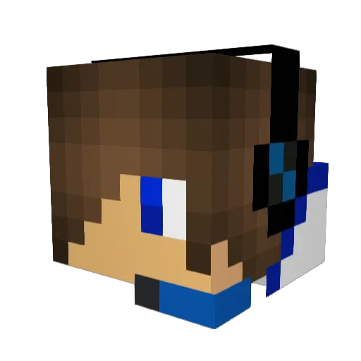 antonio030820 Minecraft avatar head, 3D render