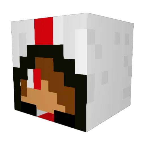 antonio600 Minecraft avatar head, 3D render