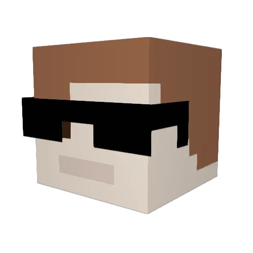 antonionunes69 Minecraft avatar head, 3D render