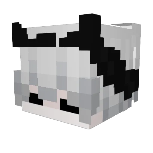 antonioreyc Minecraft avatar head, 3D render
