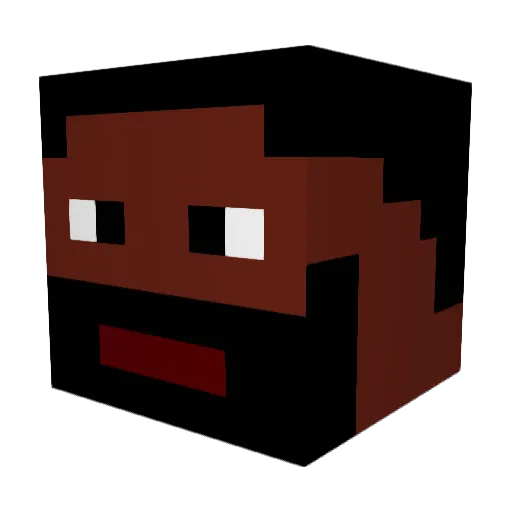 antoniorudiger22 Minecraft avatar head, 3D render