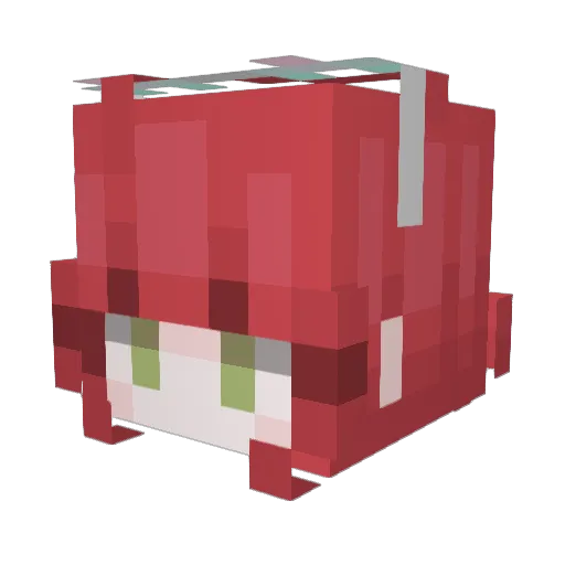 antonioslasagna Minecraft avatar head, 3D render