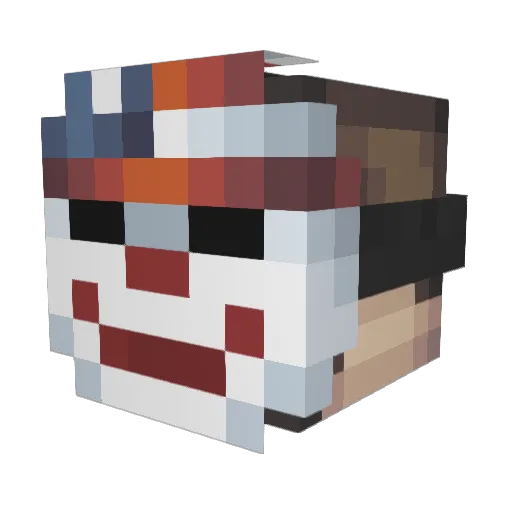antonislaw Minecraft avatar head, 3D render