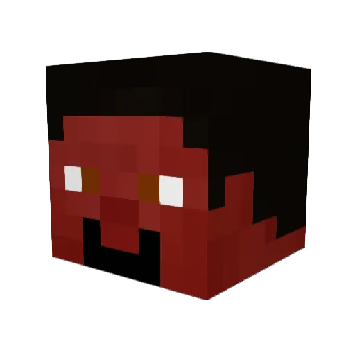 antonyo22 Minecraft avatar head, 3D render